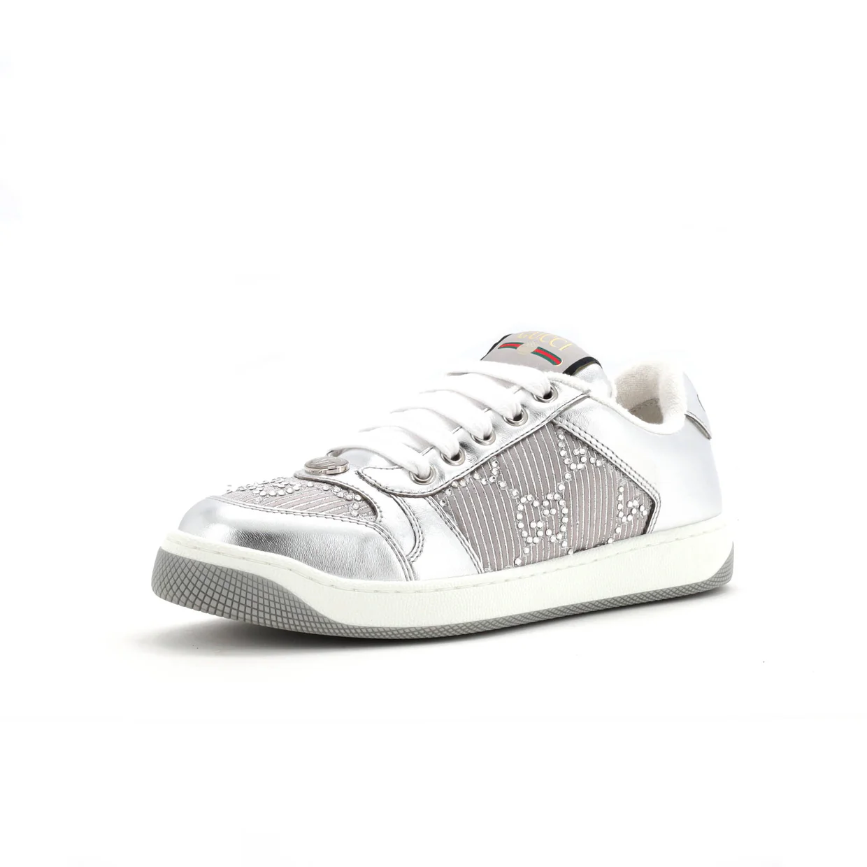 Screener Sneakers GG Canvas with Crystals - Deep Luxury