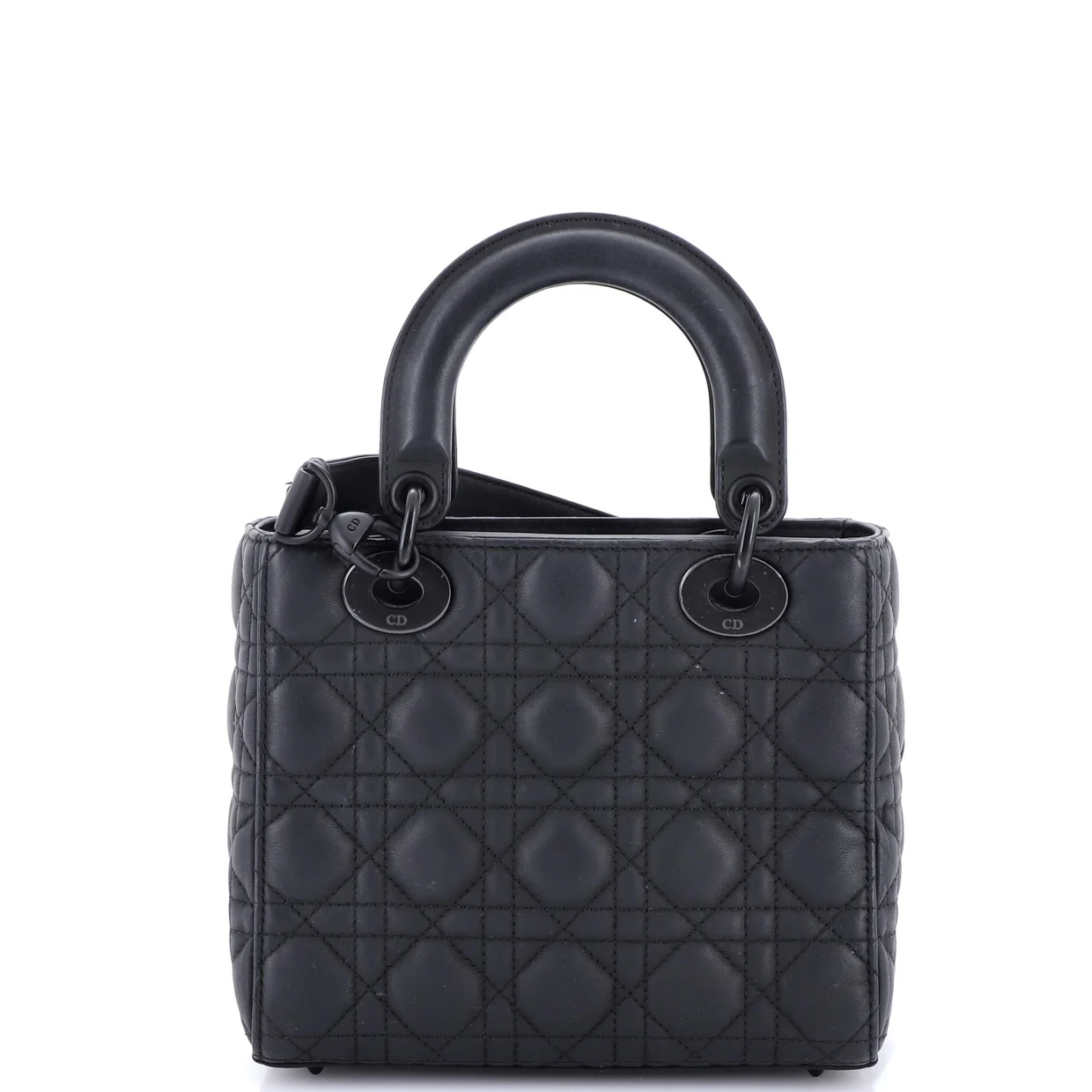 Ultra Matte Lady Dior Bag Cannage Quilt Calfskin Medium - Deep Luxury