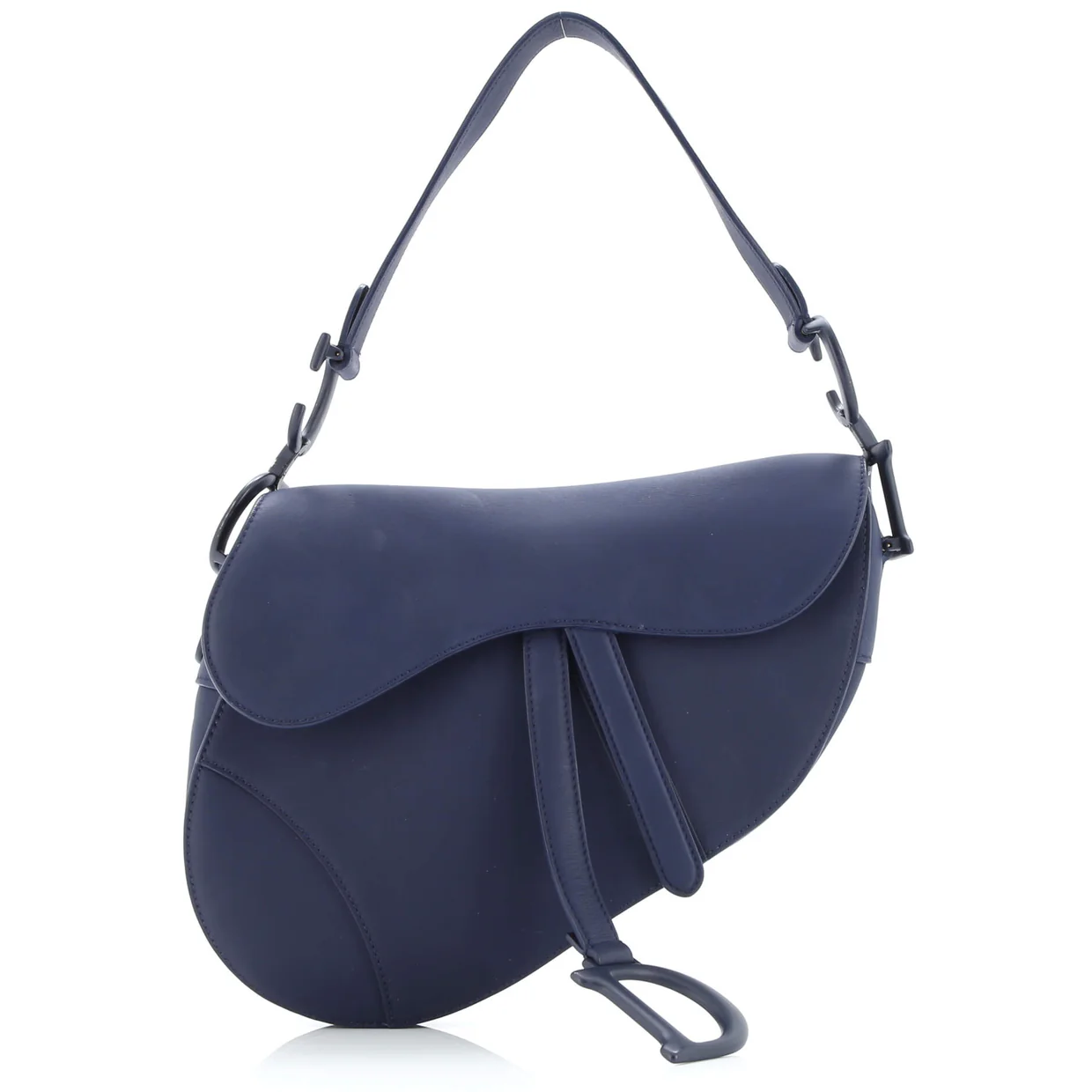Ultra Matte Saddle Handbag Leather Medium - Deep Luxury
