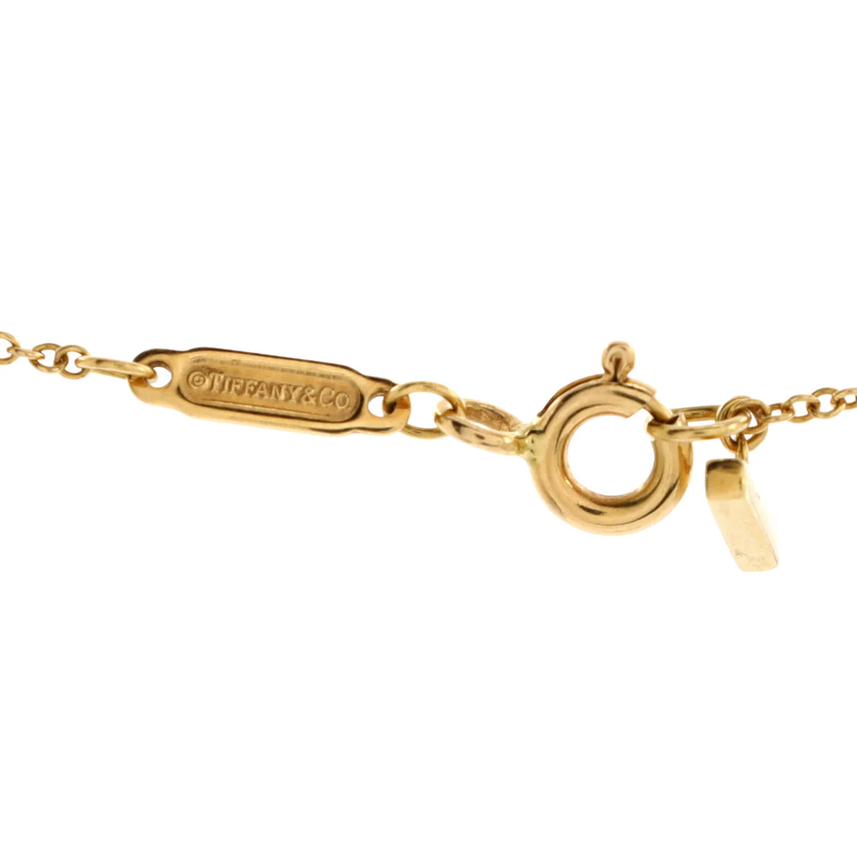 T Smile Pendant Necklace 18K Yellow Gold Large - Deep Luxury