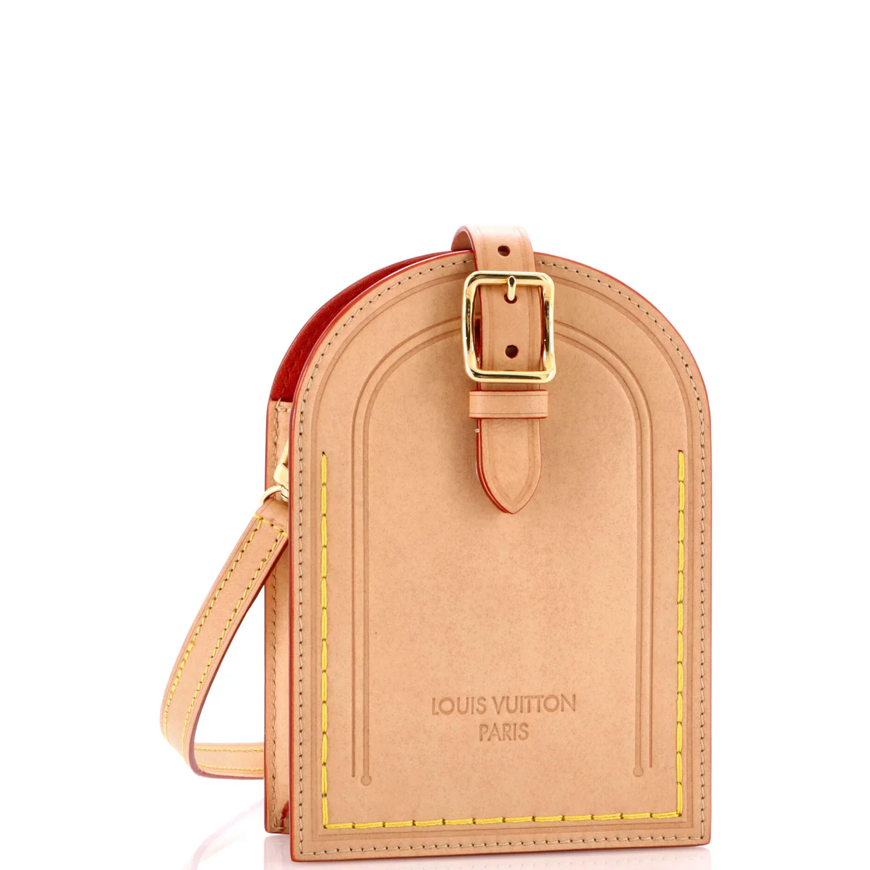 Name Tag XL Clutch Vachetta Leather - Deep Luxury