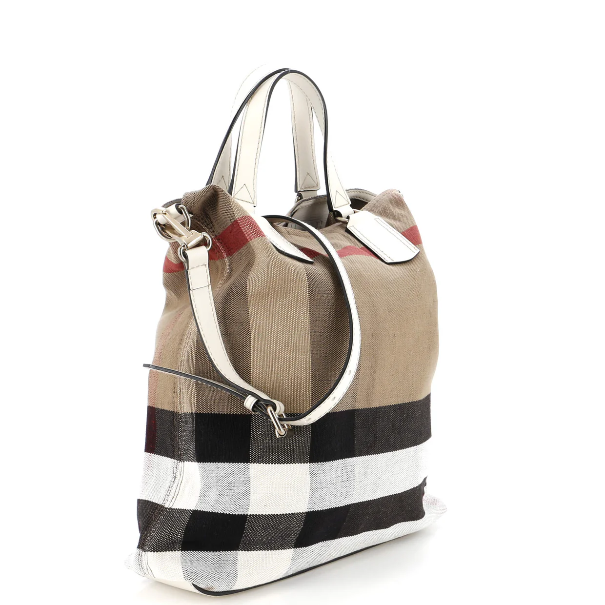 Ashby Bag House Check Canvas Medium - Deep Luxury