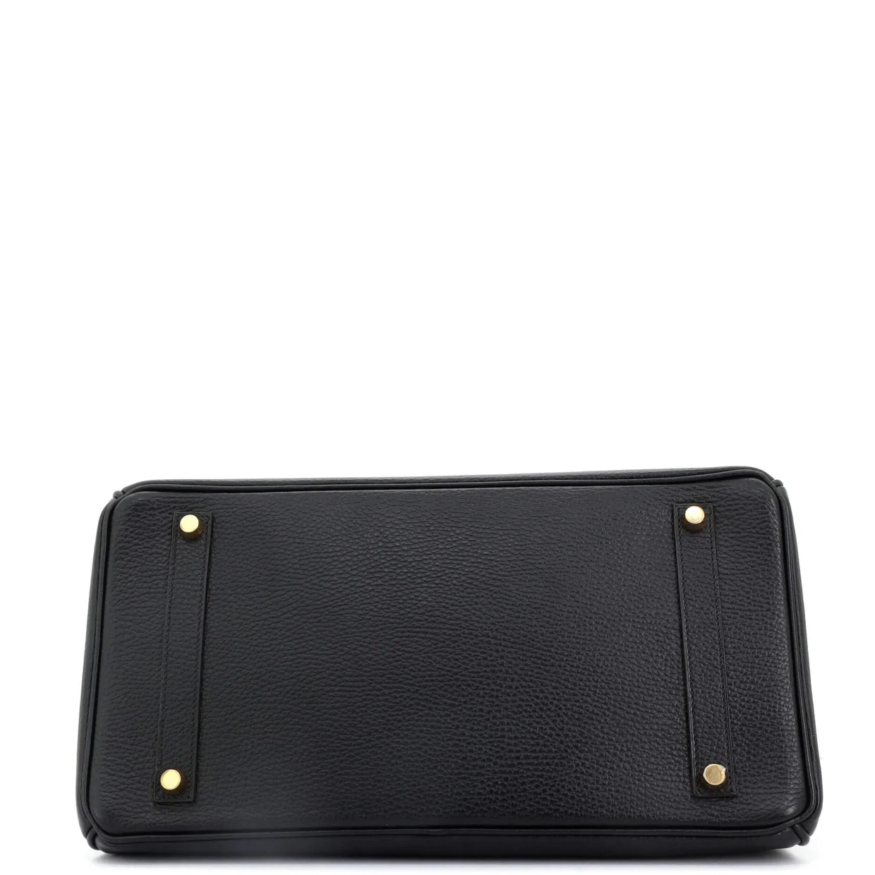 Birkin Handbag Noir Ardennes with Gold Hardware 35 - Deep Luxury