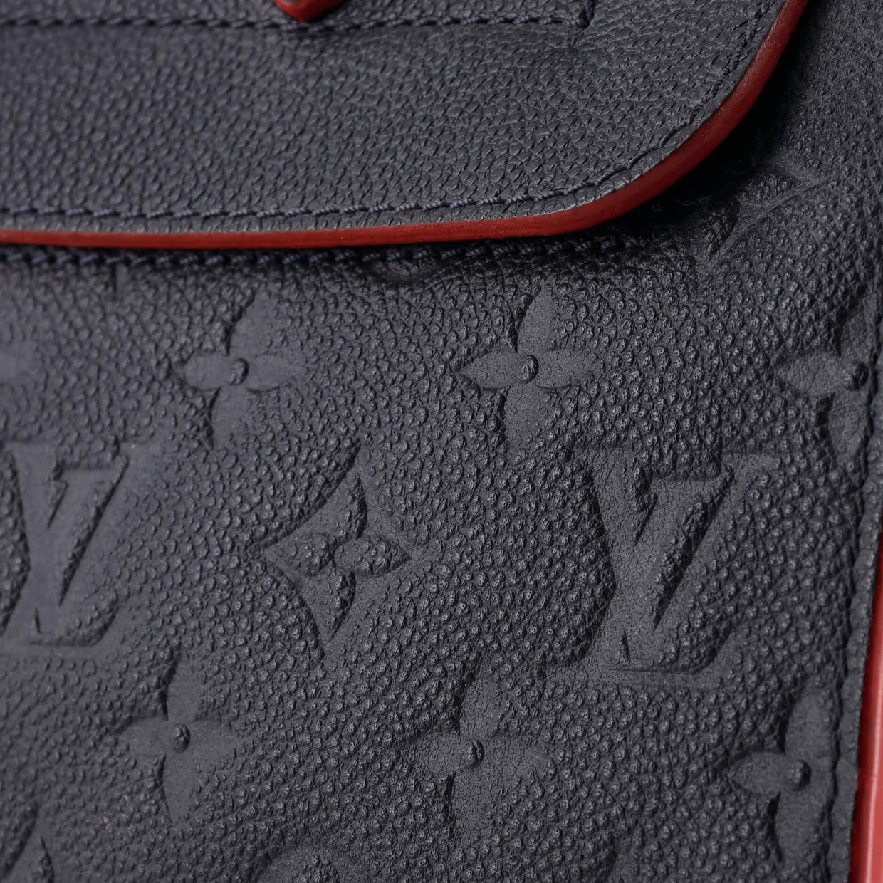 Pont Neuf Handbag Monogram Empreinte Leather MM - Deep Luxury