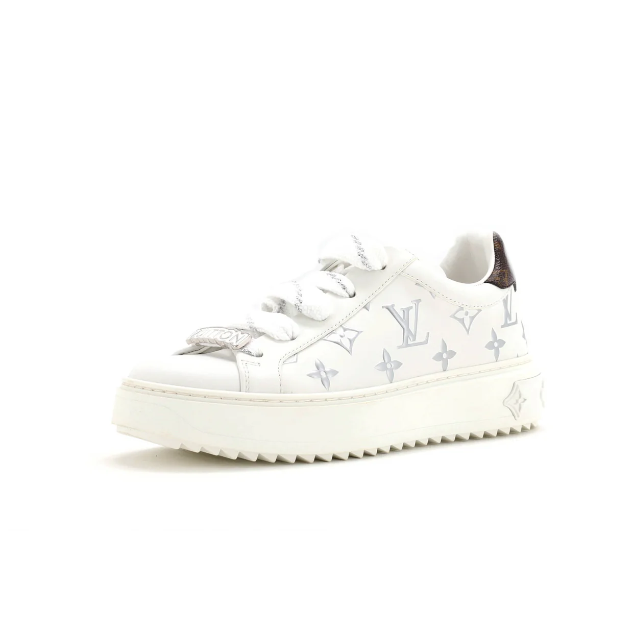 Women's Time Out Sneakers Monogram Print Leather - Deep Luxury