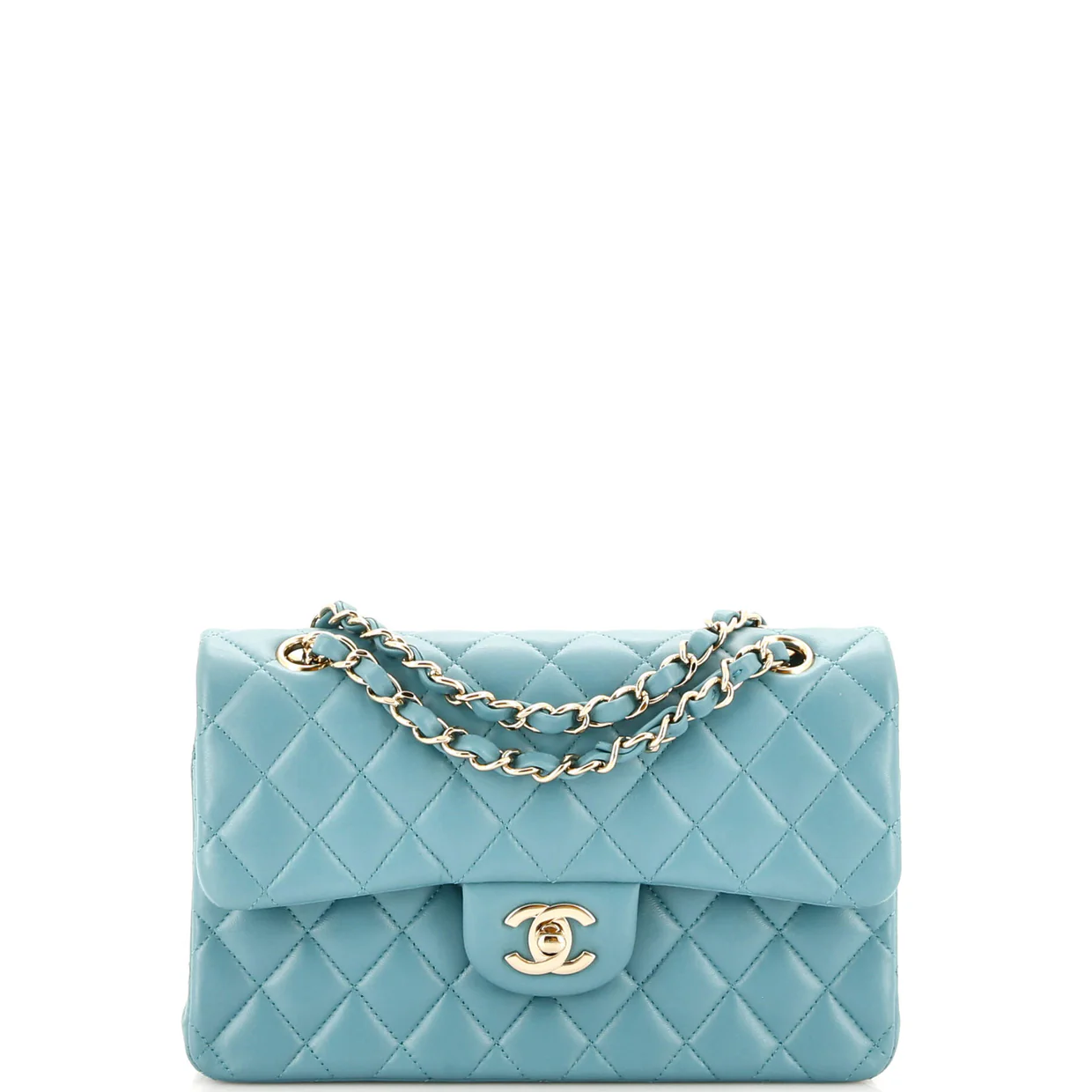 Classic Double Flap Bag Quilted Lambskin Small - Deep Luxury