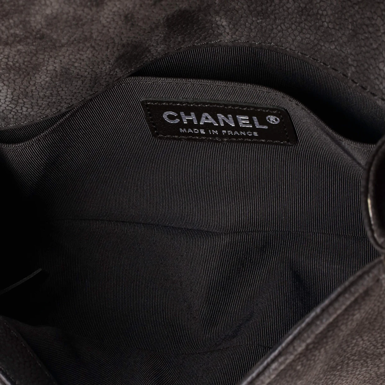 Boy Flap Bag Quilted Matte Caviar Small - Deep Luxury