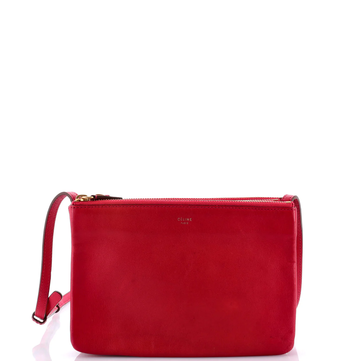 Trio Crossbody Bag Leather Small - Deep Luxury