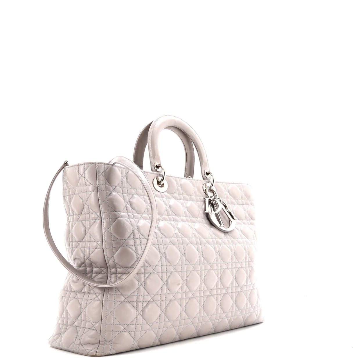 Lady Dior Bag Cannage Quilt Lambskin XL - Deep Luxury