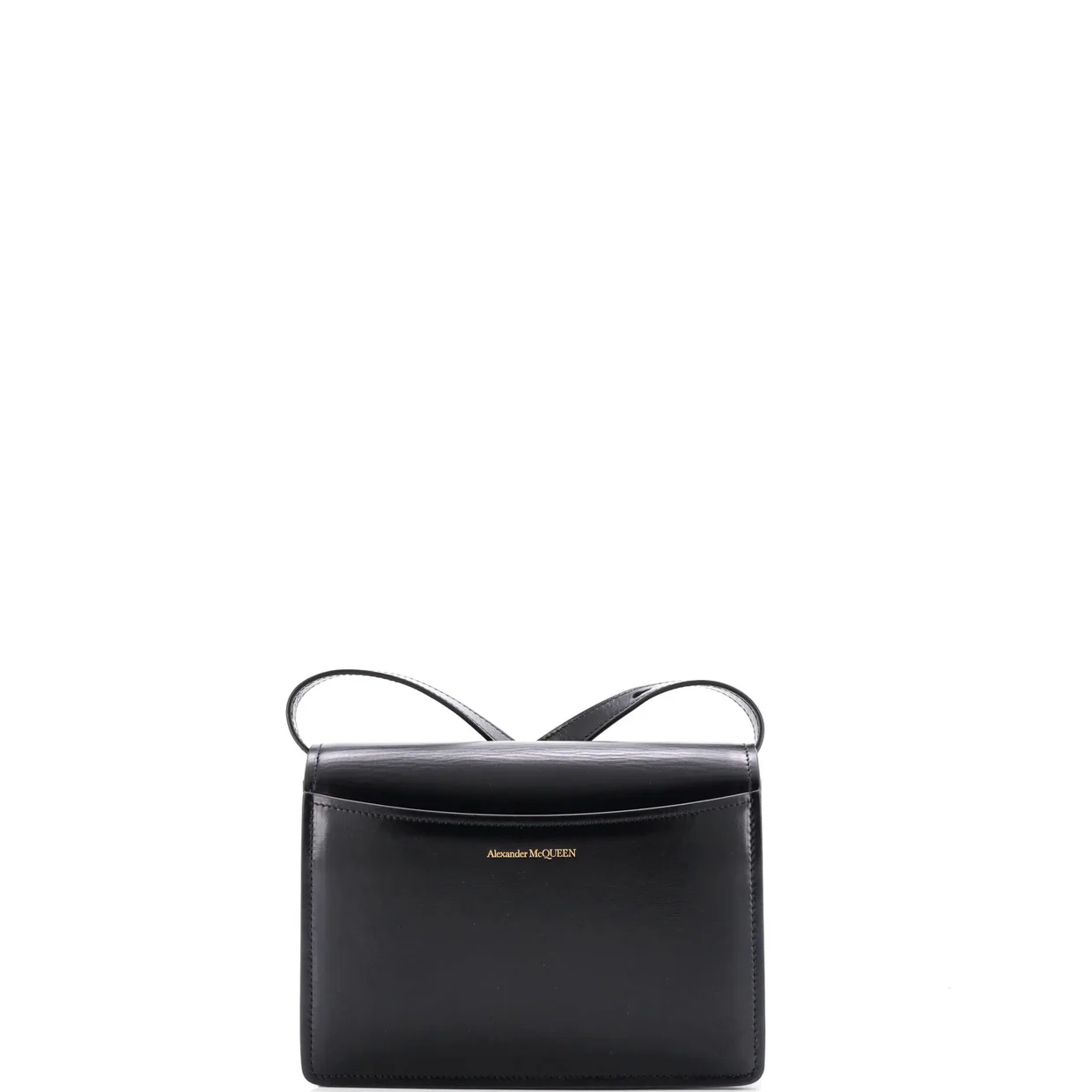 Four Ring Flap Shoulder Bag Leather Small - Deep Luxury