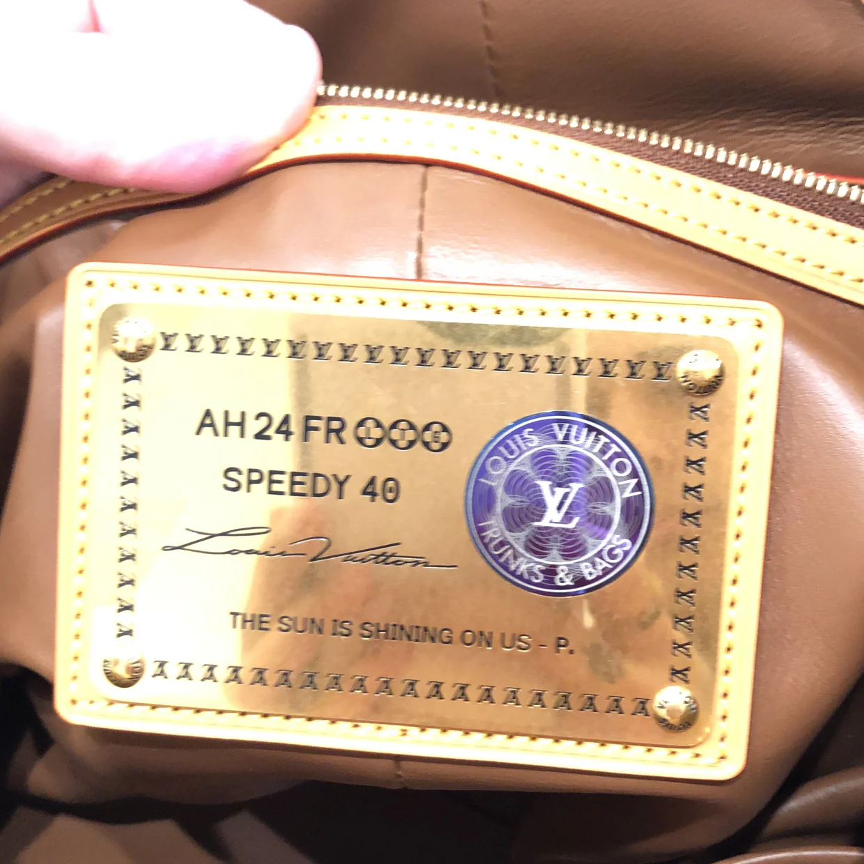 Speedy P9 Bandouliere Bag Monogram Leather 40 - Deep Luxury