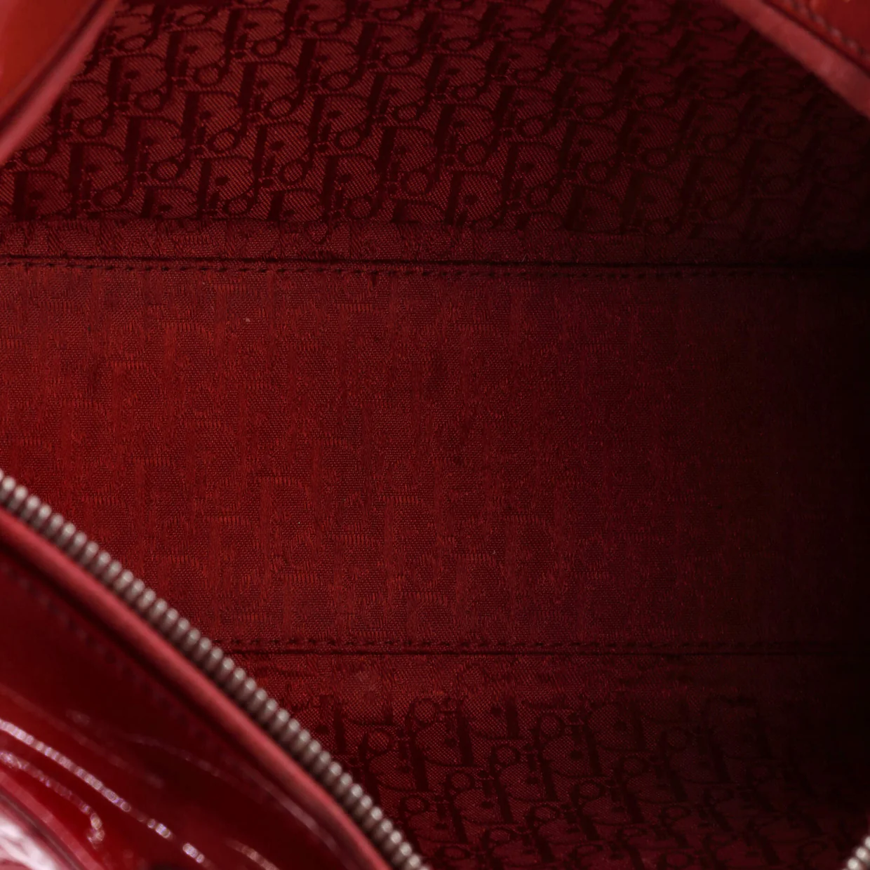 Lady Dior Bag Cannage Quilt Patent Large - Deep Luxury