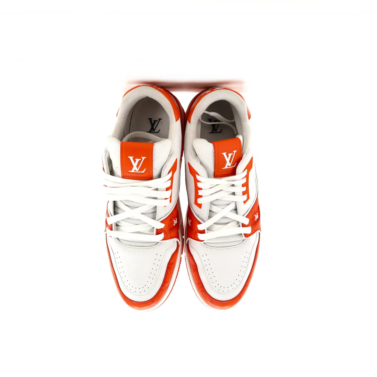 Men's LV Trainer Sneakers Monogram Taigarama and Leather - Deep Luxury