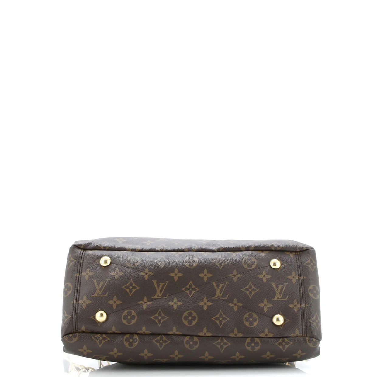 Pallas Tote Monogram Canvas with Leather - Deep Luxury