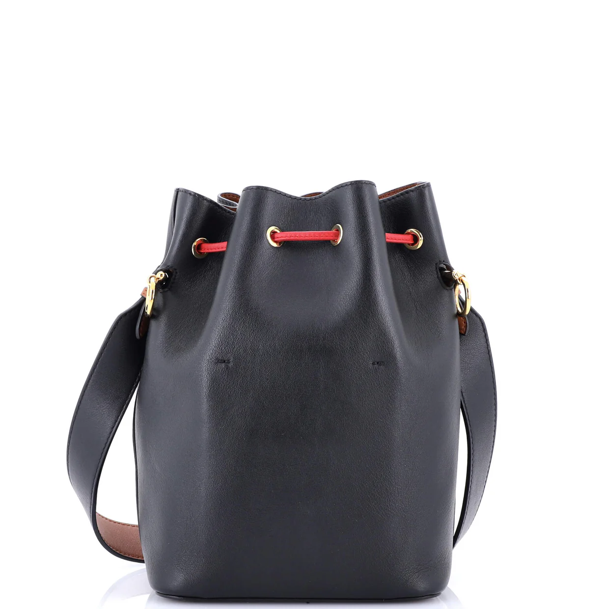 Mon Tresor Bucket Bag Perforated Leather Small - Deep Luxury