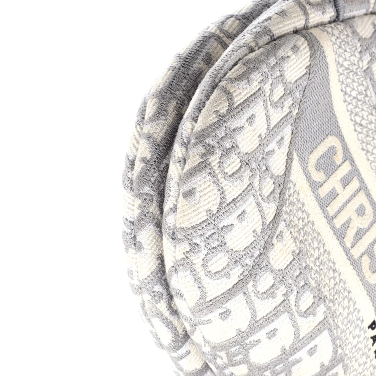 Saddle Handbag Logo Embroidered Oblique Canvas Medium - Deep Luxury