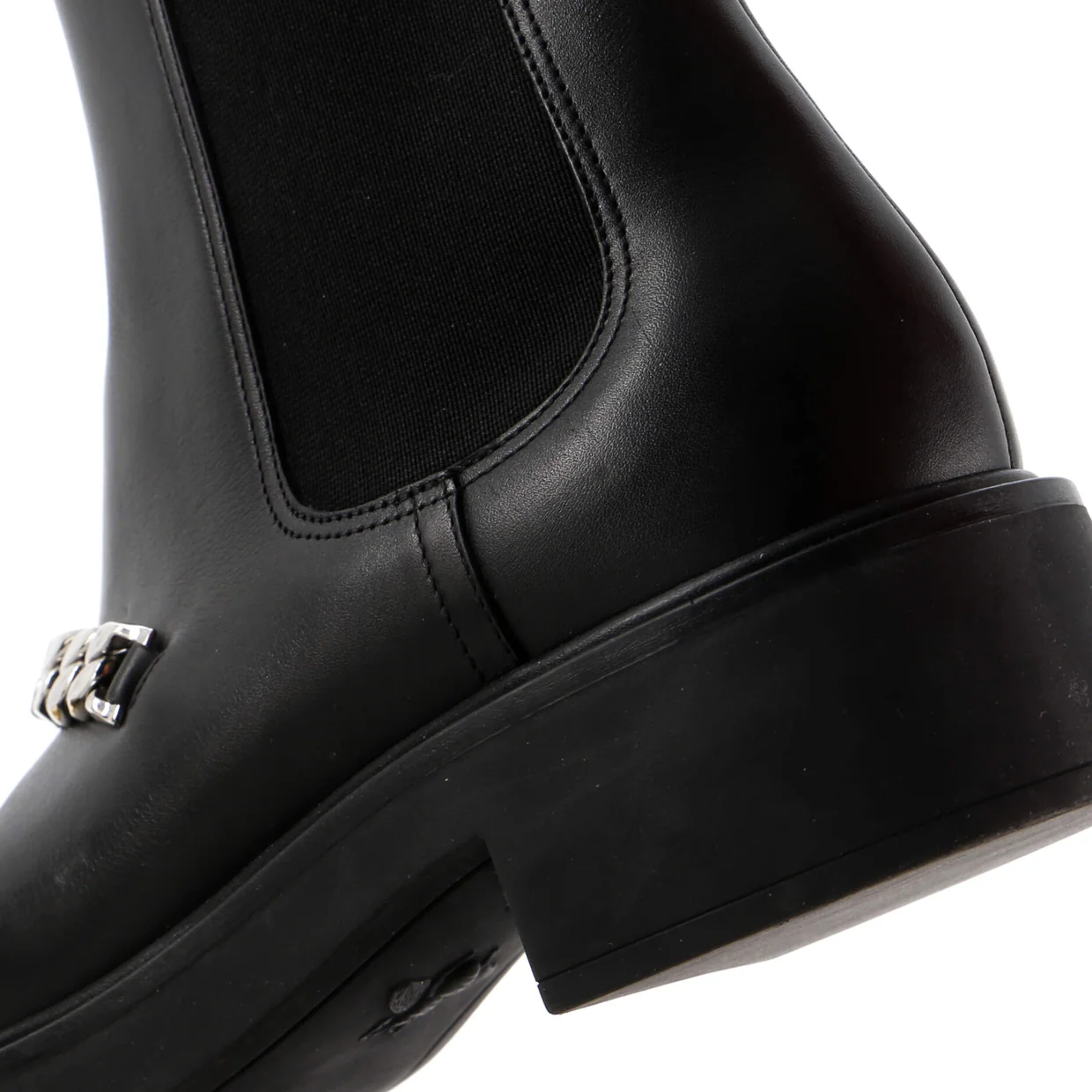 Women's Deva Horsebit Chain Chelsea Boots Leather - Deep Luxury