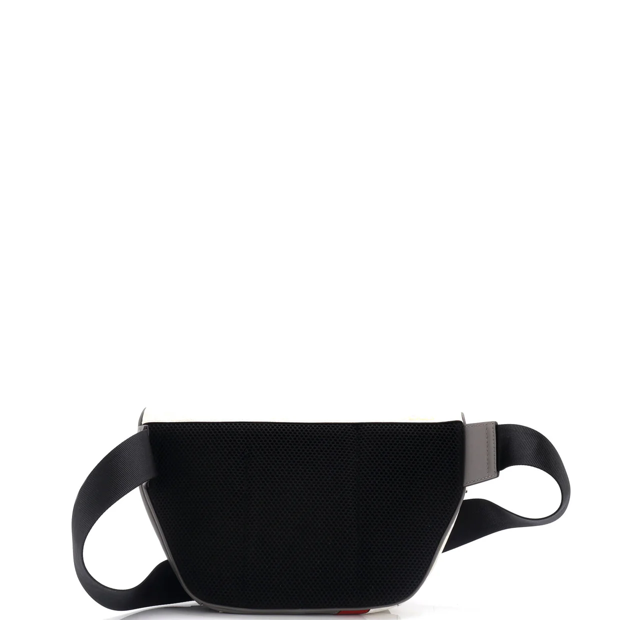 Zip Belt Bag Zucca Coated Canvas and Leather - Deep Luxury