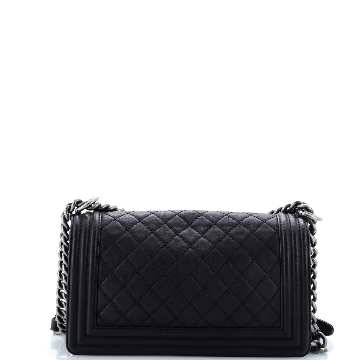 Paris-Dallas Boy Flap Bag Quilted Calfskin with Metal Adornments Old Medium - Deep Luxury