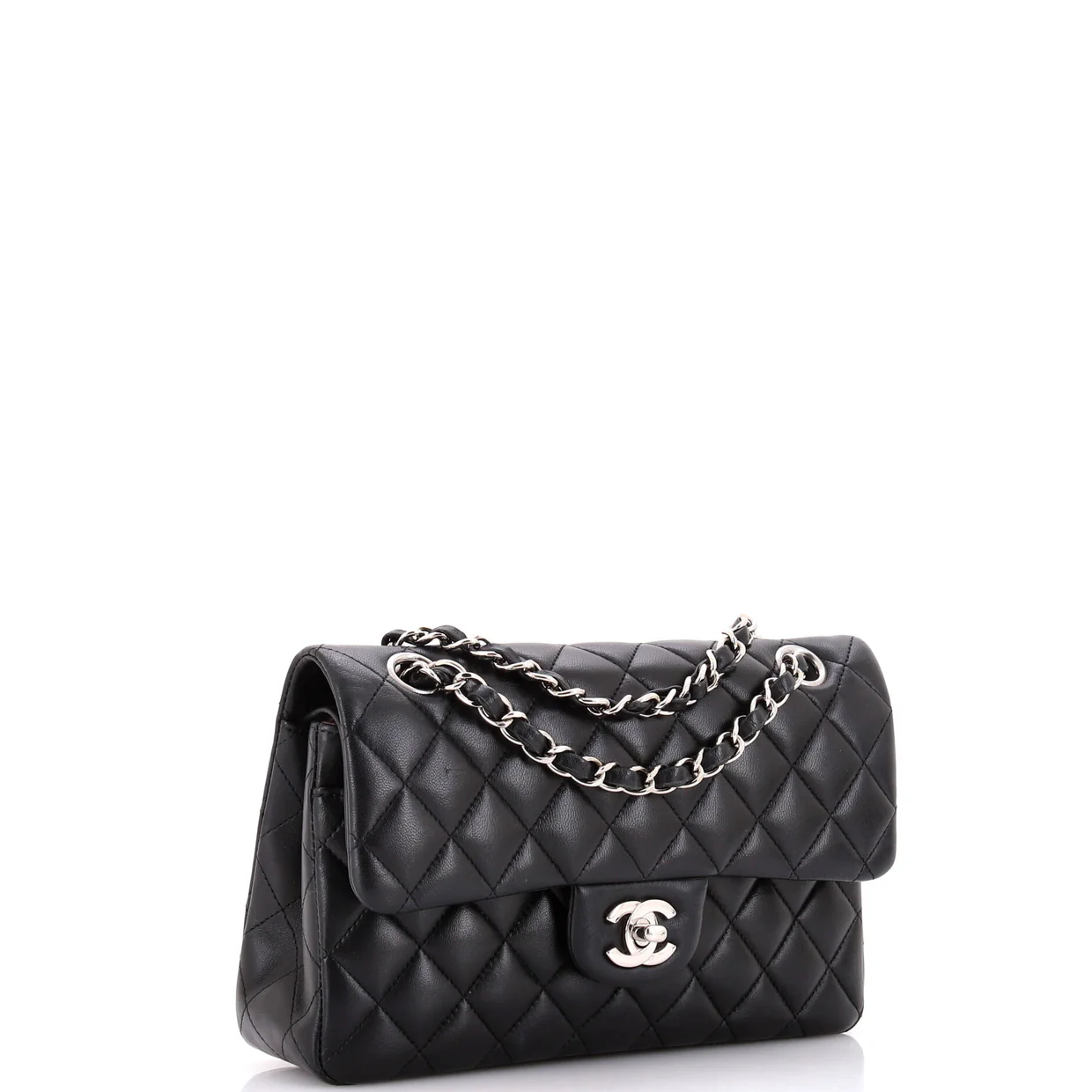 Classic Double Flap Bag Quilted Lambskin Small - Deep Luxury