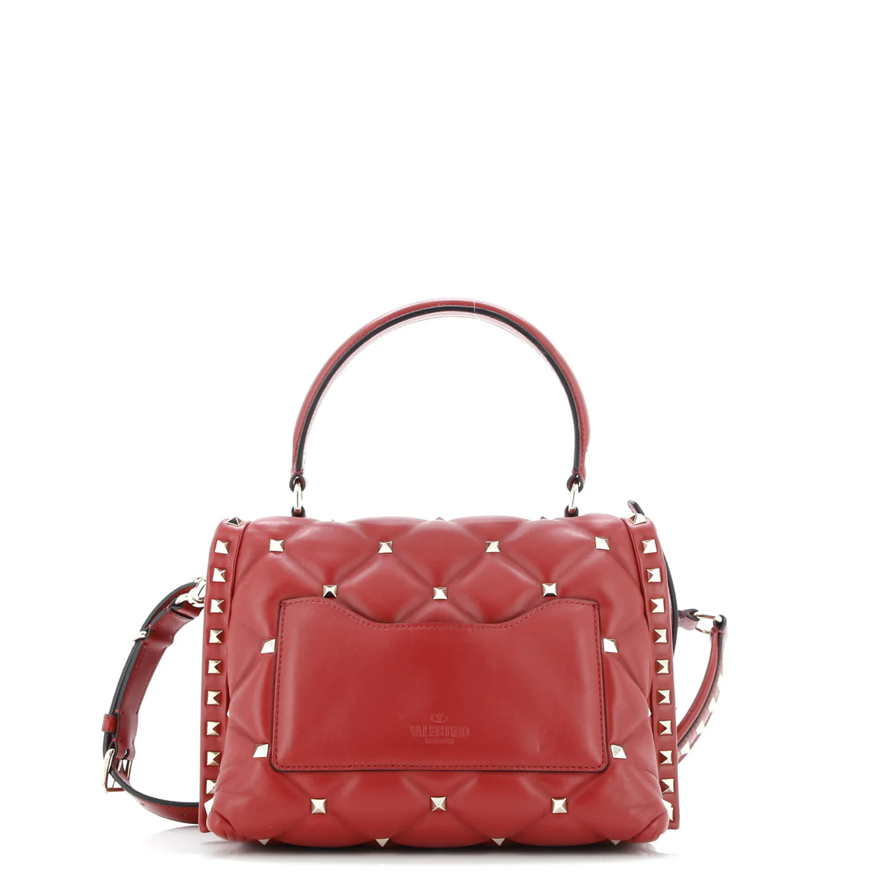 Candystud Top Handle Bag Leather Medium - Deep Luxury
