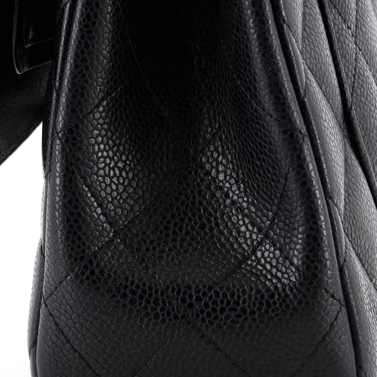 Classic Double Flap Bag Quilted Caviar Jumbo - Deep Luxury