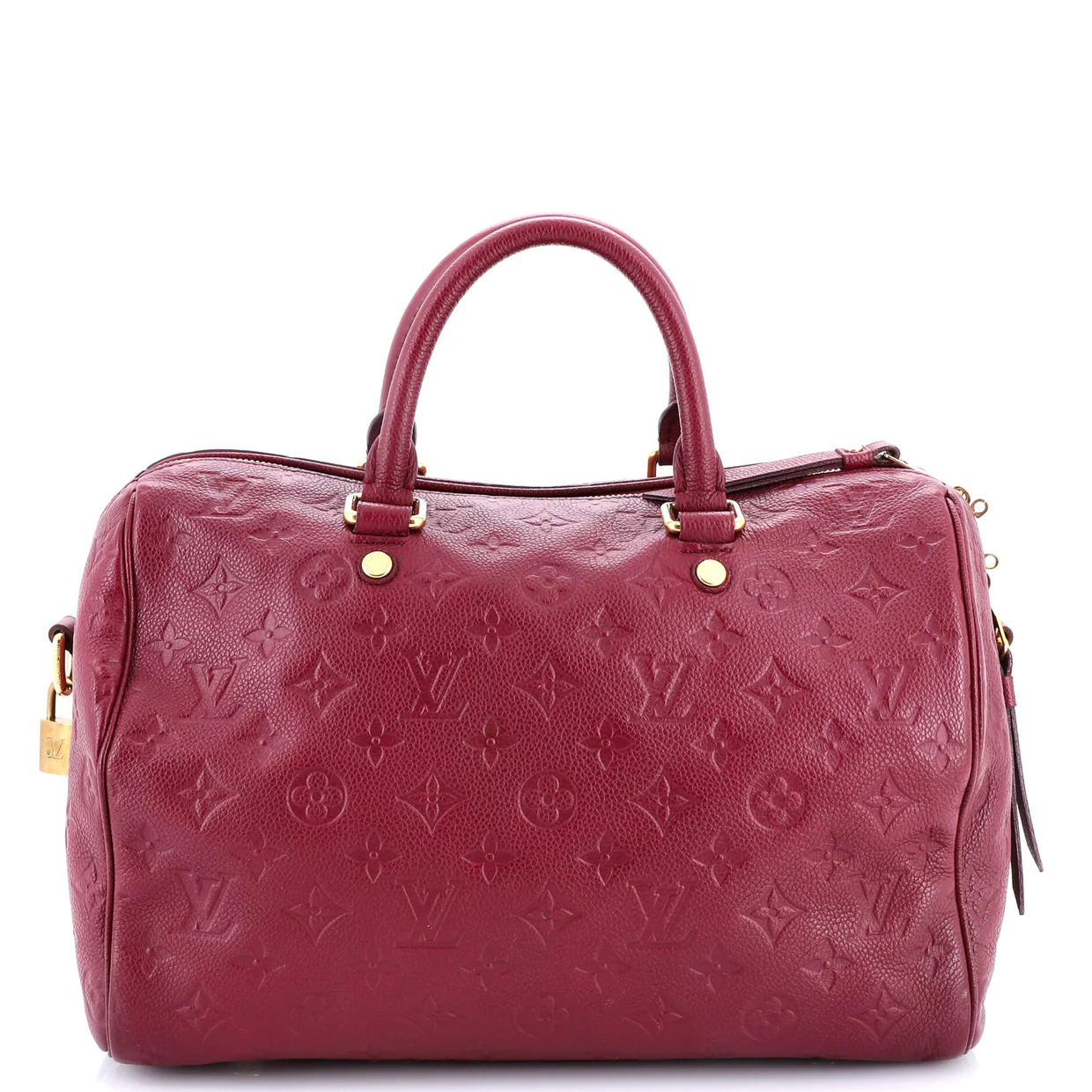 Speedy Bandouliere Bag Monogram Empreinte Leather 30 - Deep Luxury