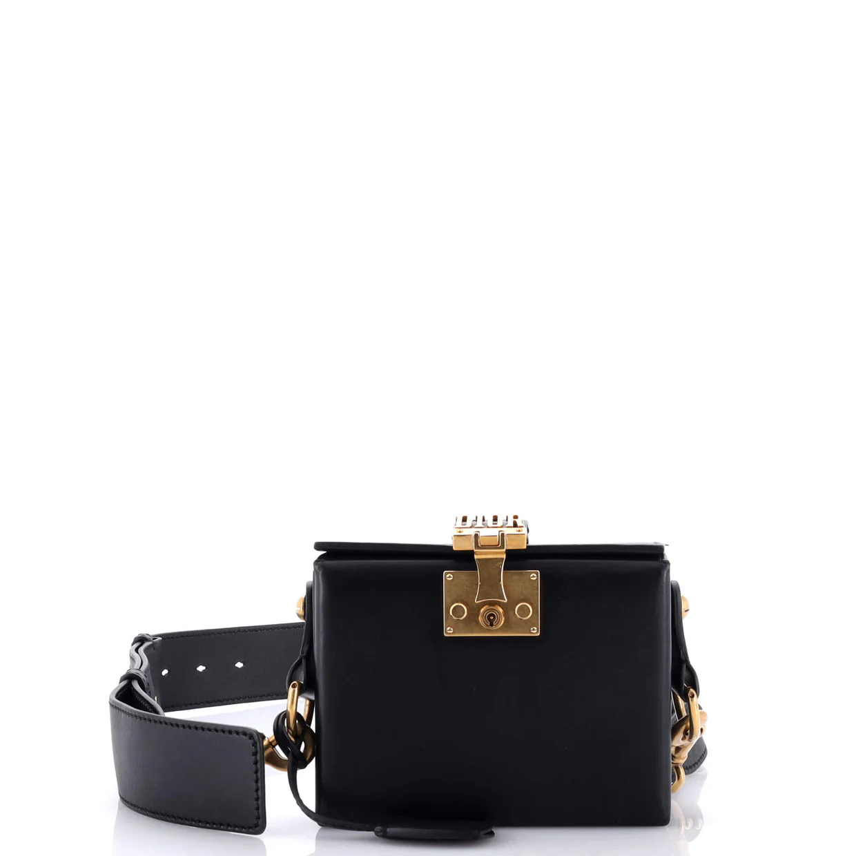 Dioraddict Lockbox Bag Leather Small - Deep Luxury