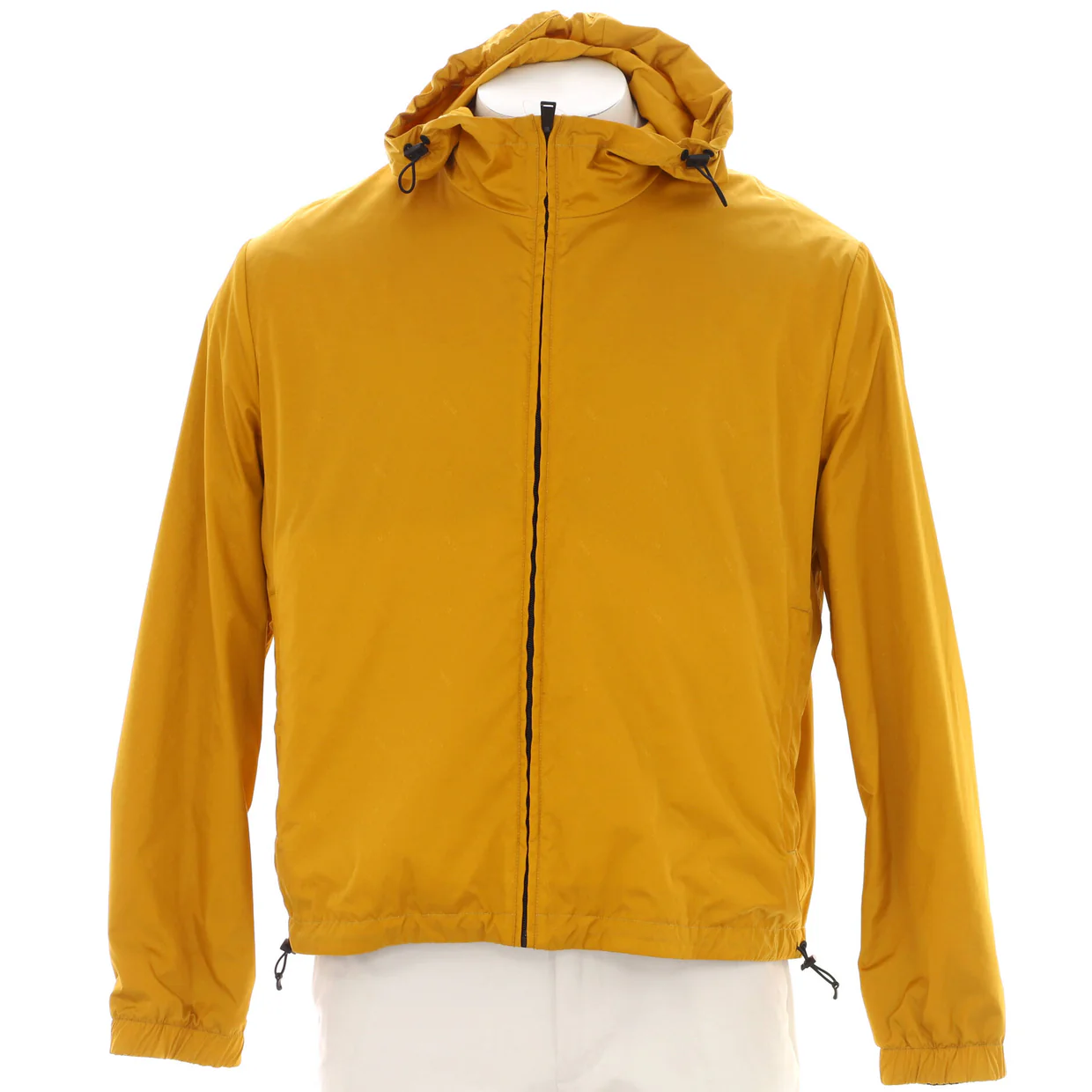 Men's Reversible Hooded Windbreaker Jacket Zucca Polyamide Blend with Polyester - Deep Luxury