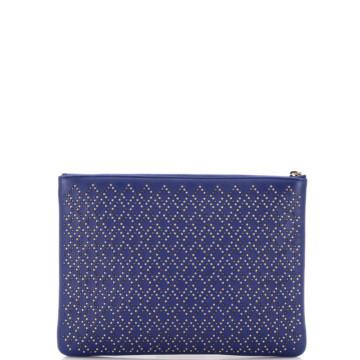 O Case Clutch Studded Lambskin Medium - Deep Luxury