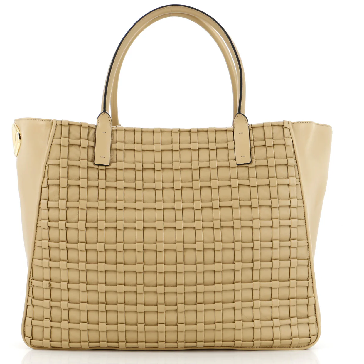 VLogo Bold Tote Leather Large - Deep Luxury
