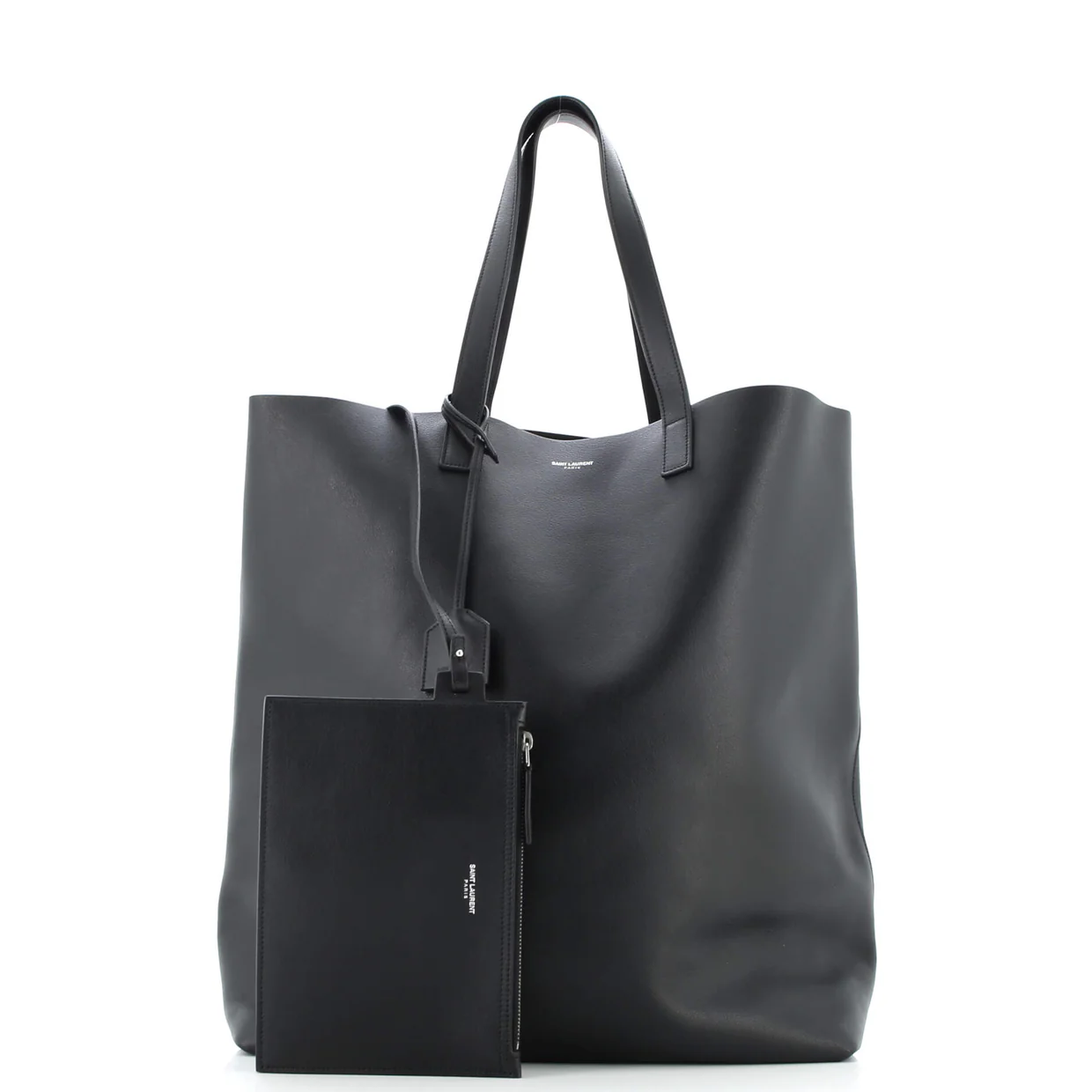 Shopper Tote Leather Tall - Deep Luxury