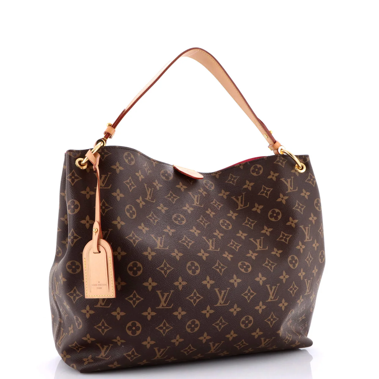 Graceful Handbag Monogram Canvas MM - Deep Luxury