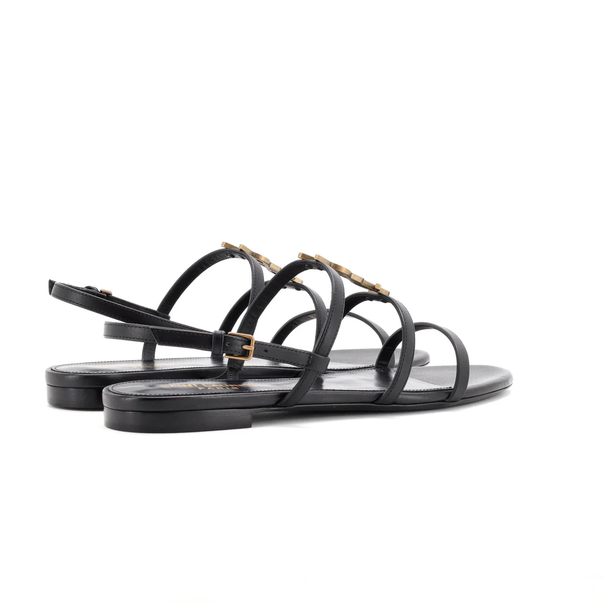 Women's Cassandra Flat Sandals Leather - Deep Luxury