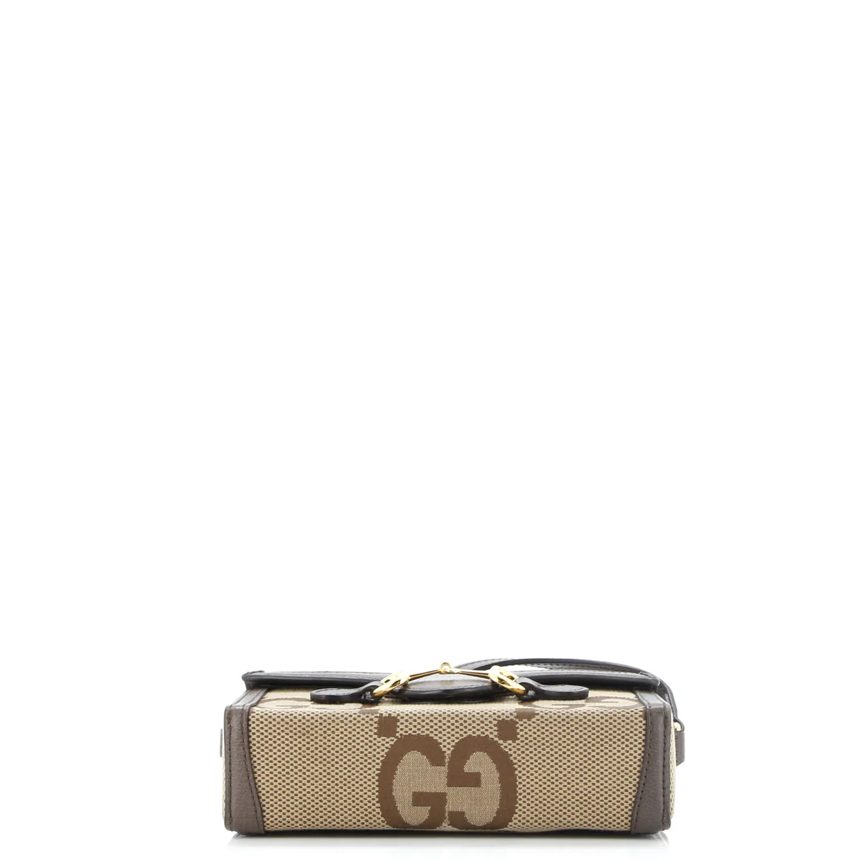 Horsebit 1955 Flap Crossbody Bag Jumbo GG Canvas Mini - Deep Luxury