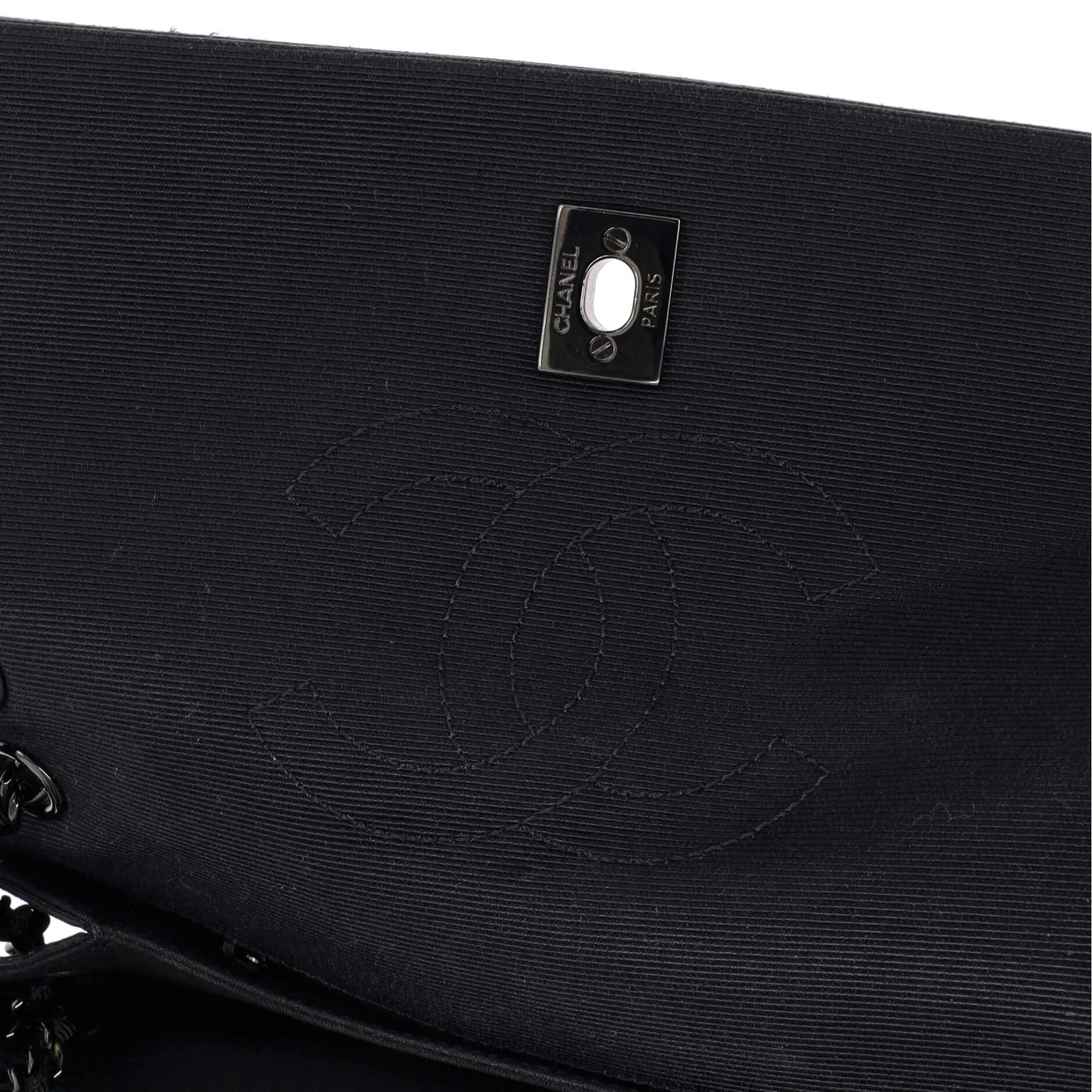 Two Tone Flap Bag Quilted Tweed Small - Deep Luxury