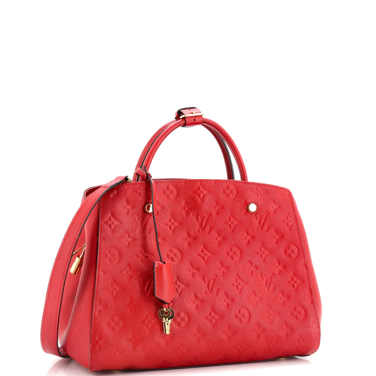 Montaigne Handbag Monogram Empreinte Leather MM - Deep Luxury