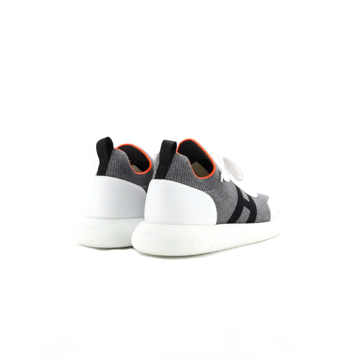 Men's Crew Sneakers Knit and Leather - Deep Luxury