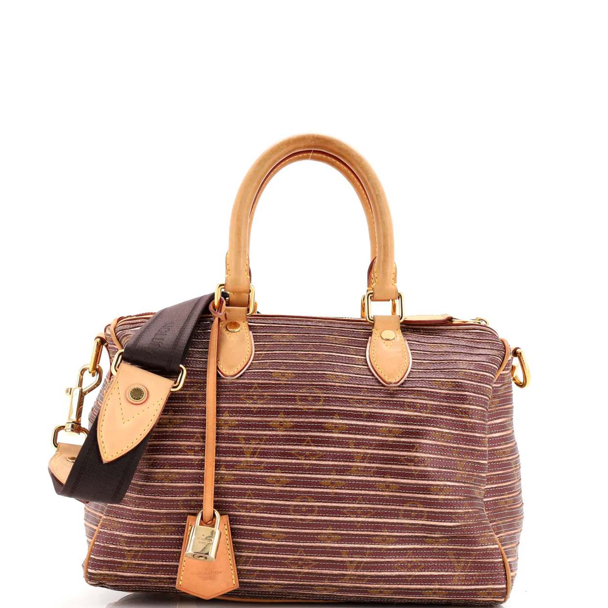 Speedy Bandouliere Bag Limited Edition Monogram Eden 30 - Deep Luxury