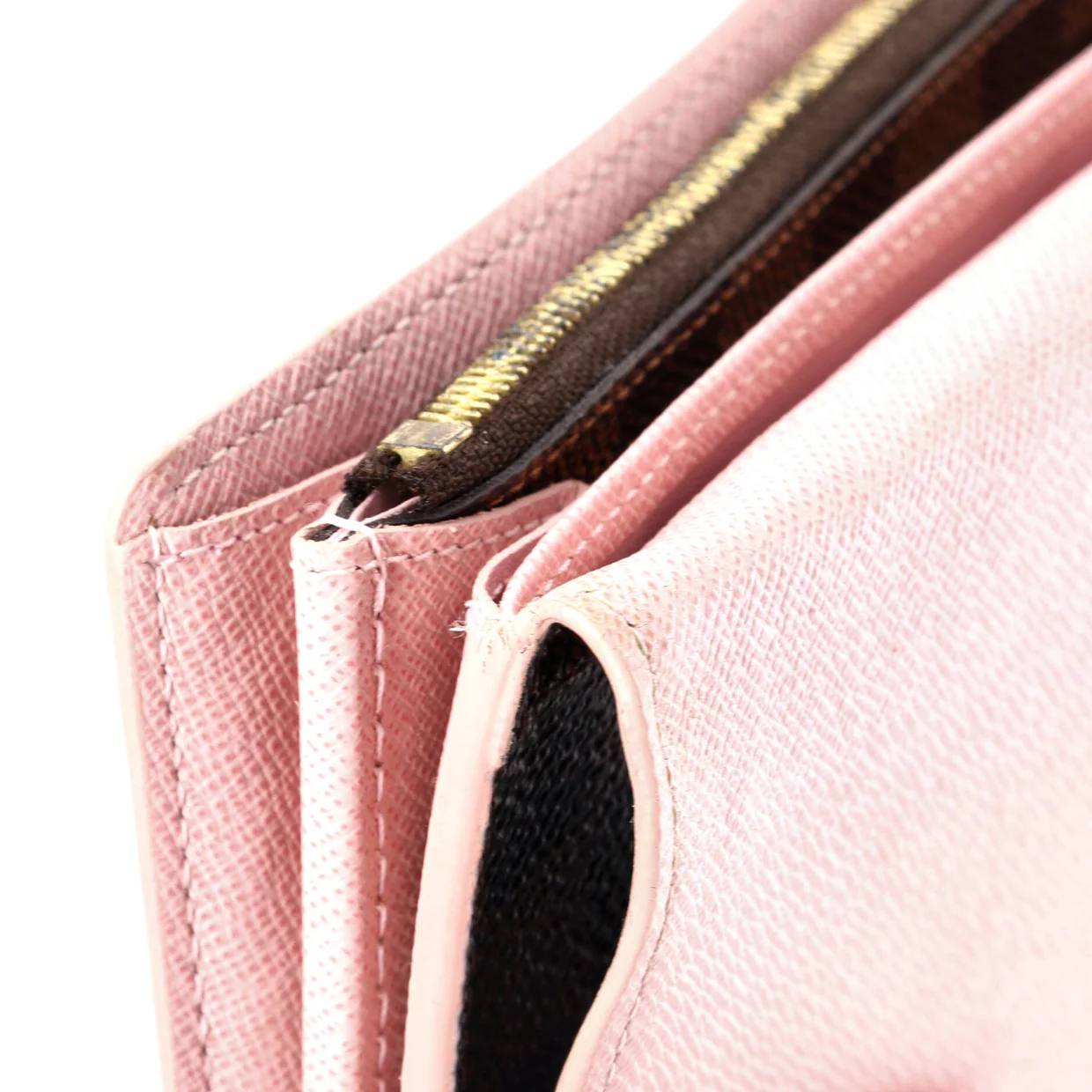 Sarah Wallet NM Studded Damier - Deep Luxury