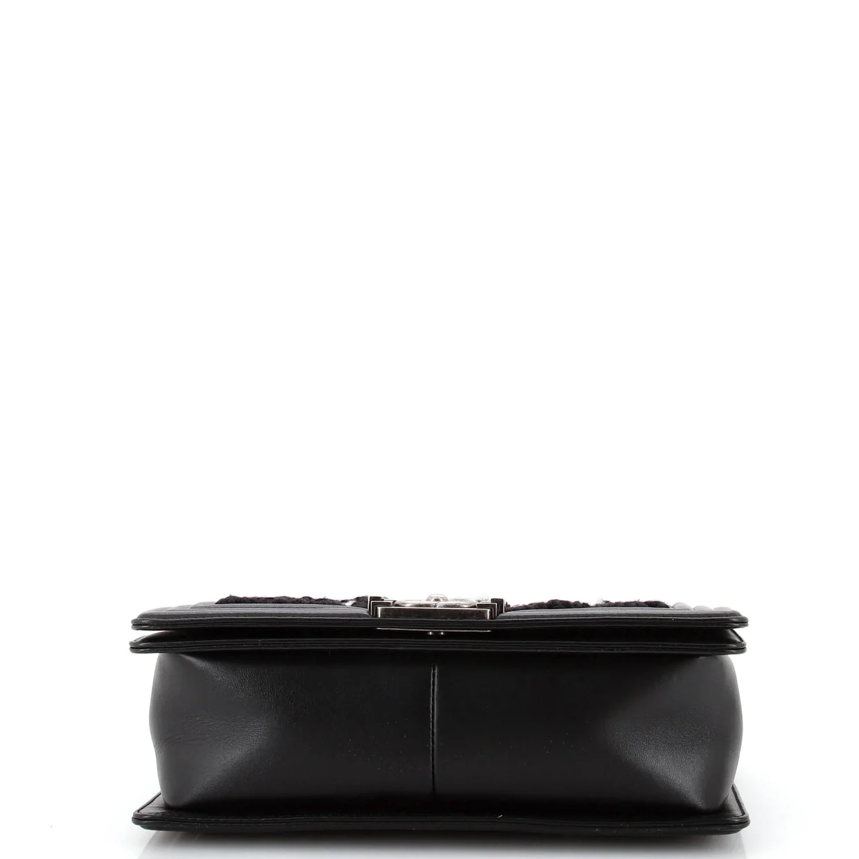 Boy Flap Bag Quilted Logo Ribbon and Tweed Old Medium - Deep Luxury