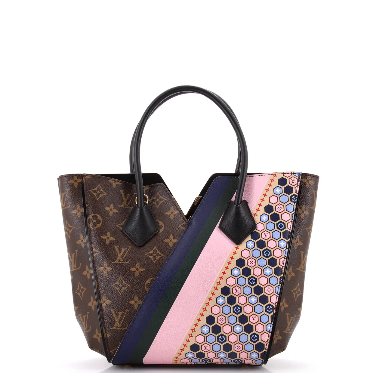 Kimono Handbag Limited Edition Monogram Canvas and Leather MM - Deep Luxury