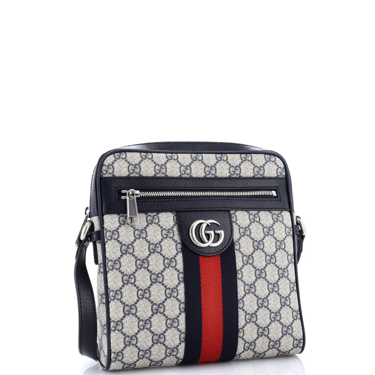 Ophidia Messenger Bag GG Coated Canvas Small - Deep Luxury