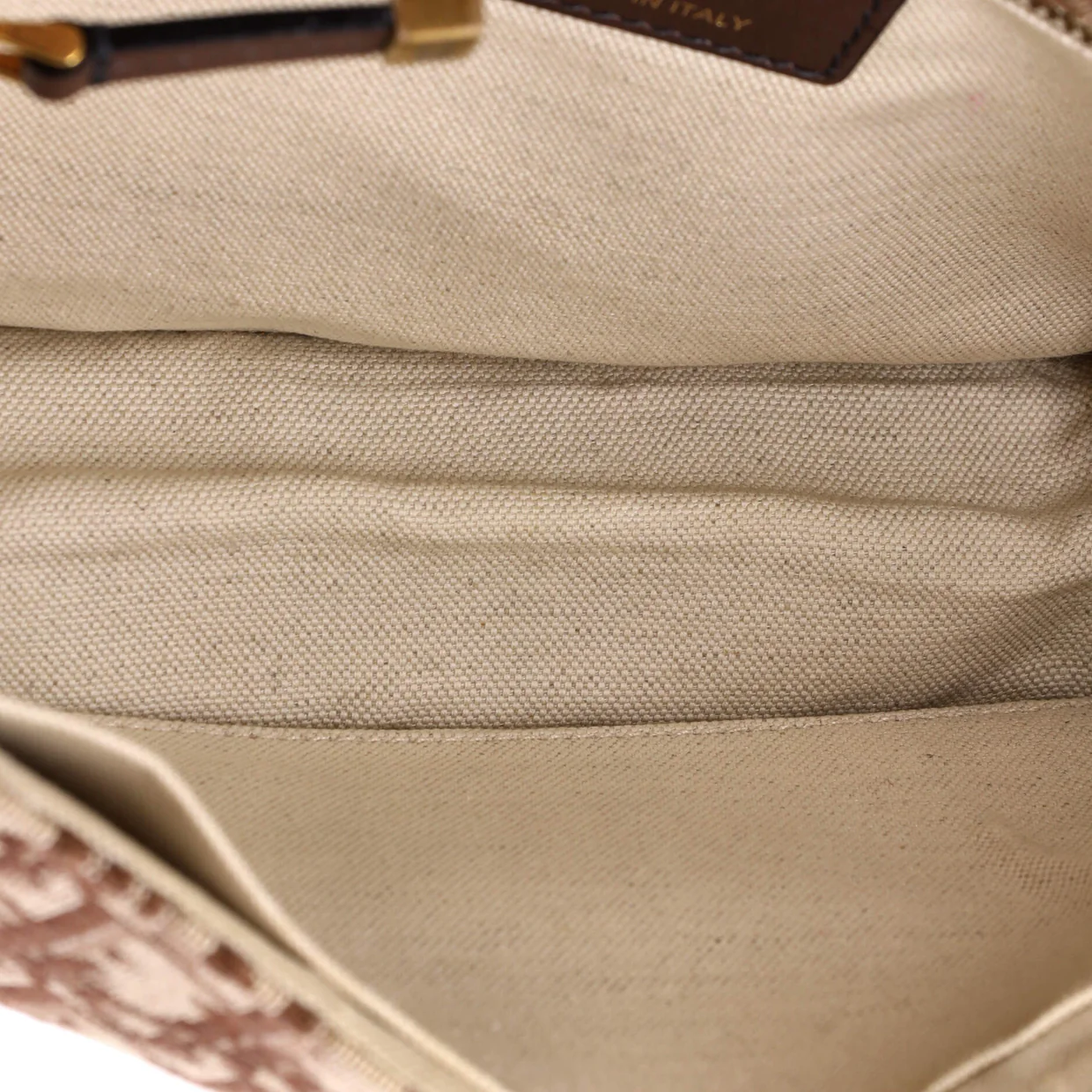 Dioraddict Flap Bag with Strap Oblique Canvas Medium - Deep Luxury