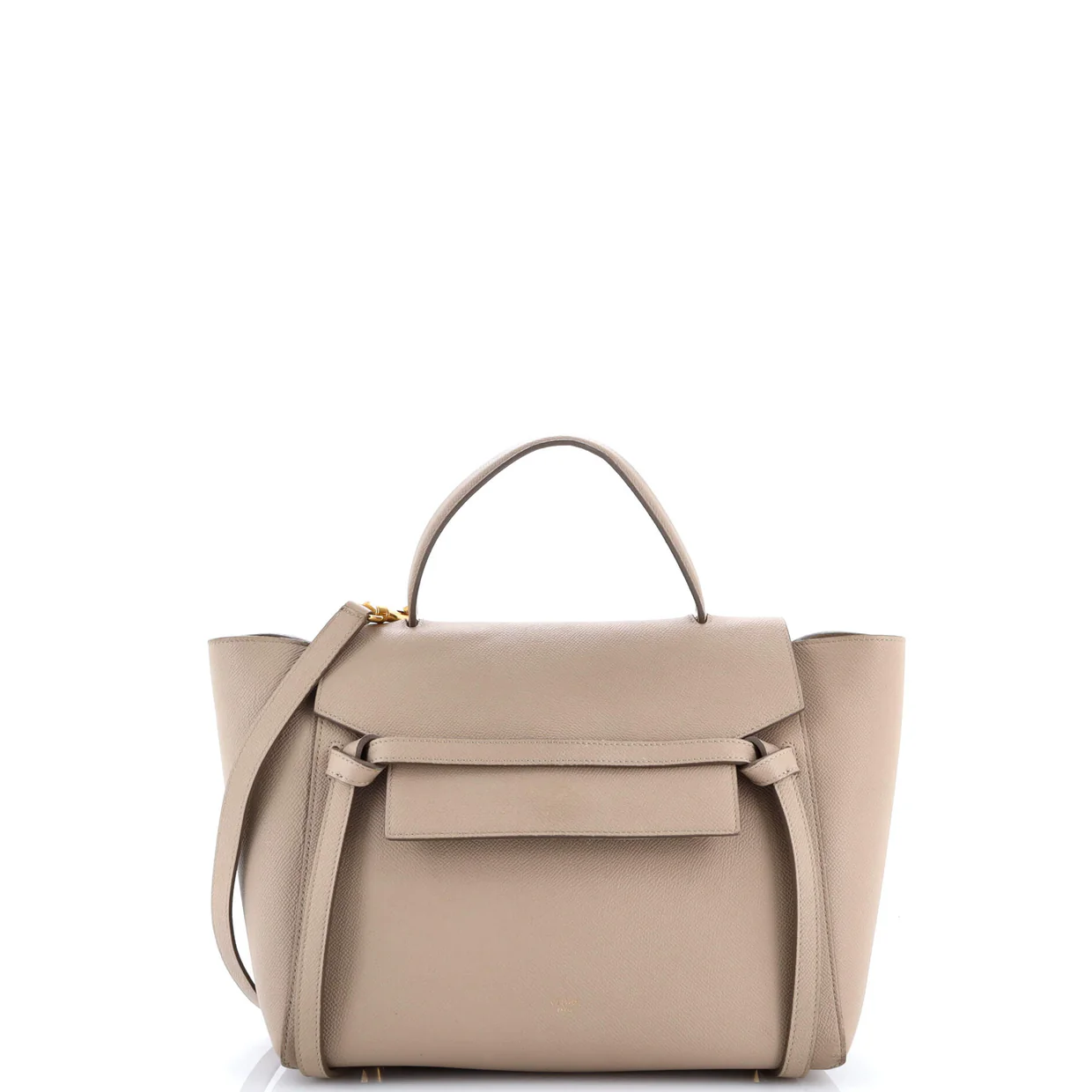 Belt Bag Textured Leather Mini - Deep Luxury