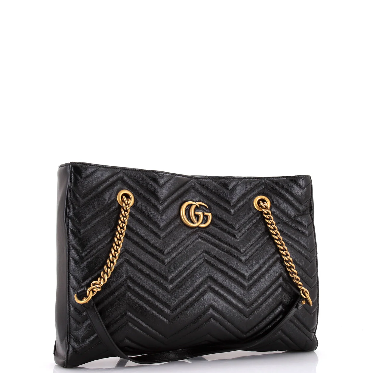 GG Marmont Zip Tote Matelasse Leather Medium - Deep Luxury