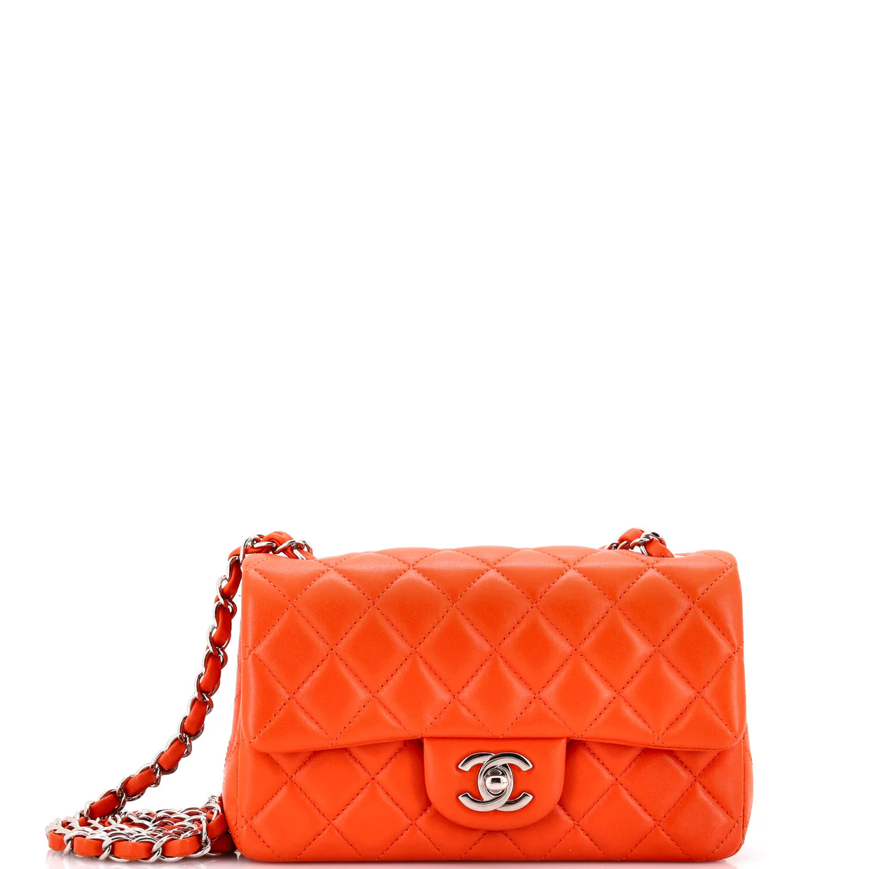 Classic Single Flap Bag Quilted Lambskin Mini - Deep Luxury