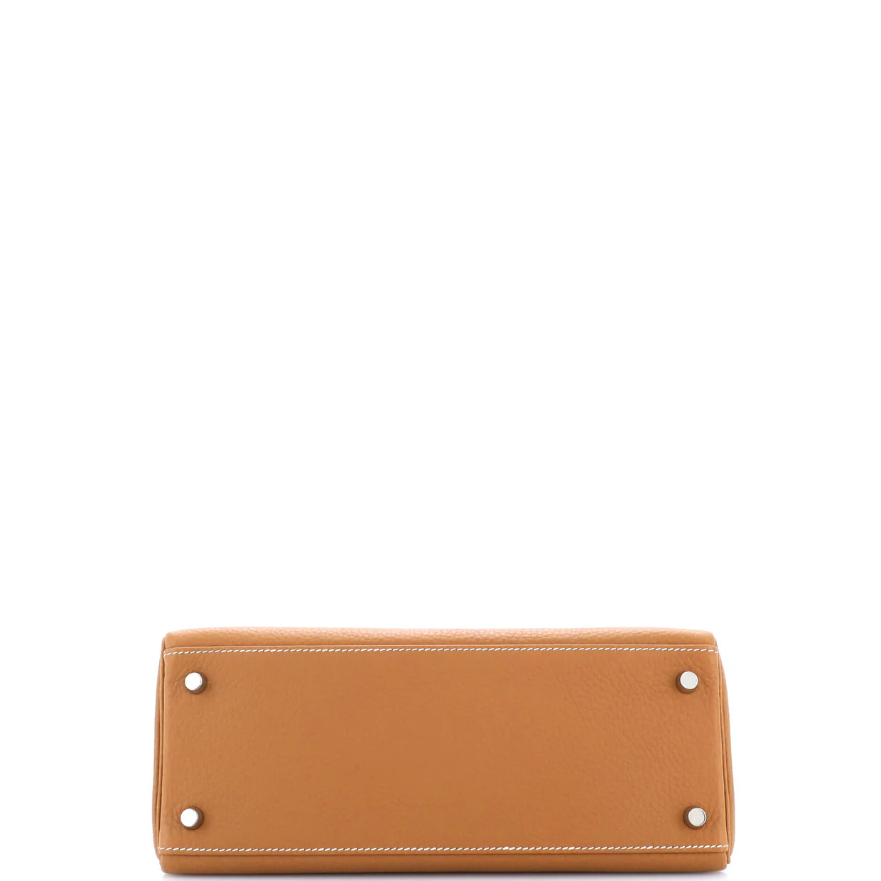 Kelly Handbag Gold Clemence with Palladium Hardware 28 - Deep Luxury