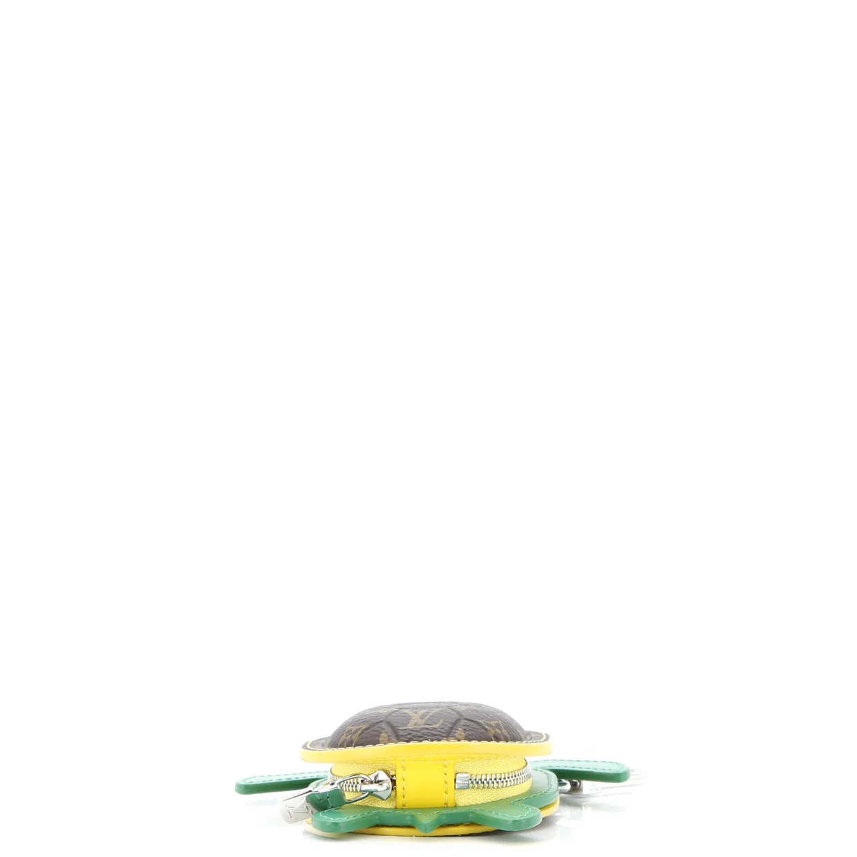 Turtle Pouch Bag Charm Monogram Canvas with Leather - Deep Luxury