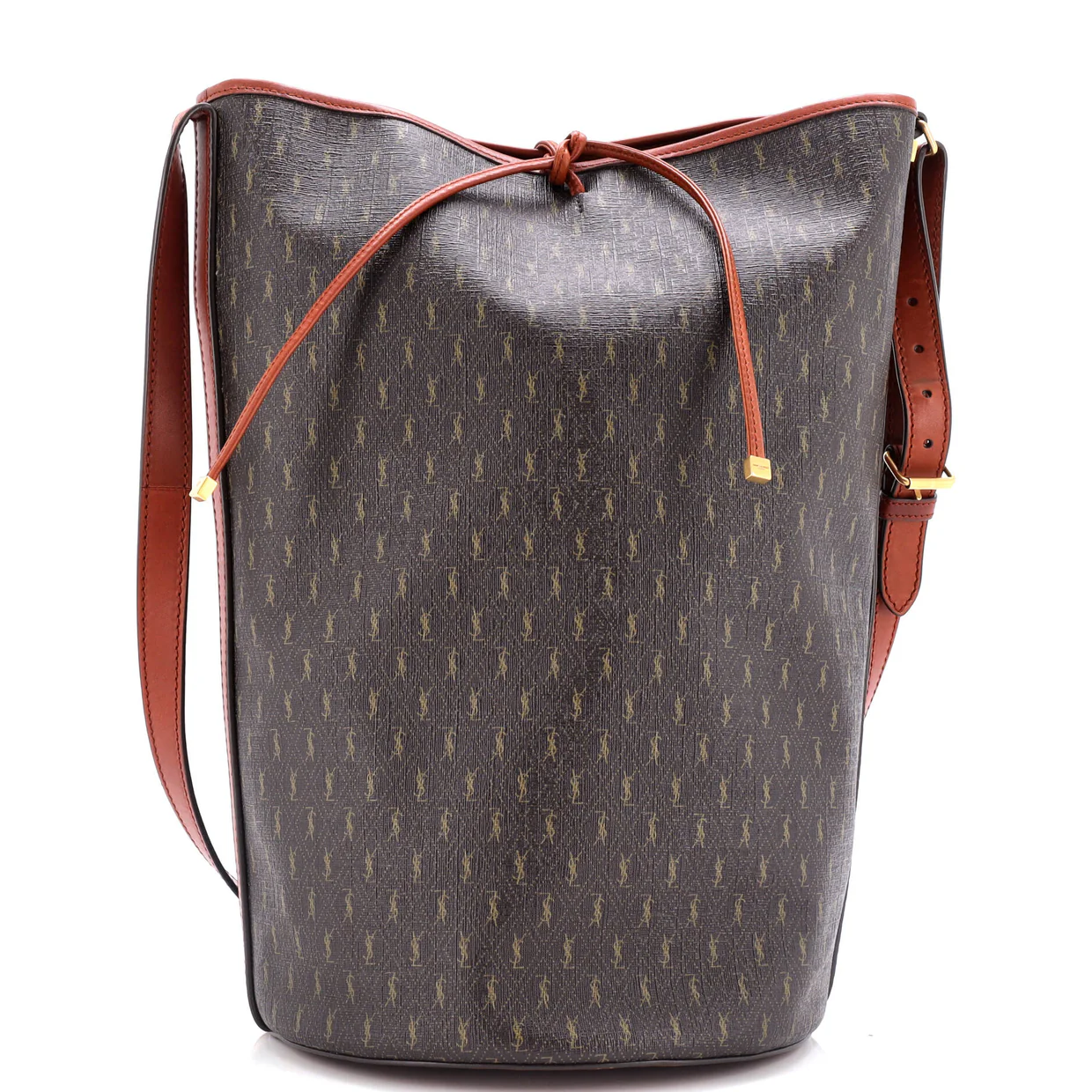 Le Monogramme Bucket Bag Monogram All Over Coated Canvas and Leather Medium - Deep Luxury